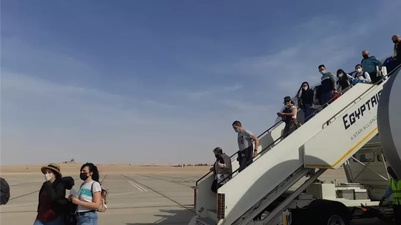 مطار الاقصر يستقبل أولى الرحلات لشركة Galistair القادمة من مدريد