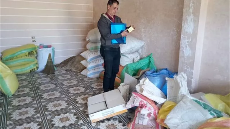 ضبط مبيدات زراعية غير مرخصة ورش نخيل المنتزة بالاسكندرية