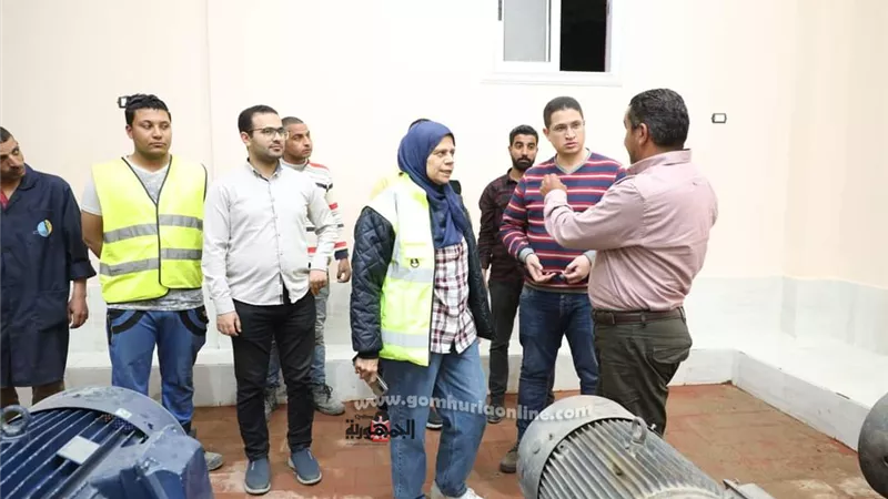 جولة لرئيس مياه بنى سويف لمشروعات 