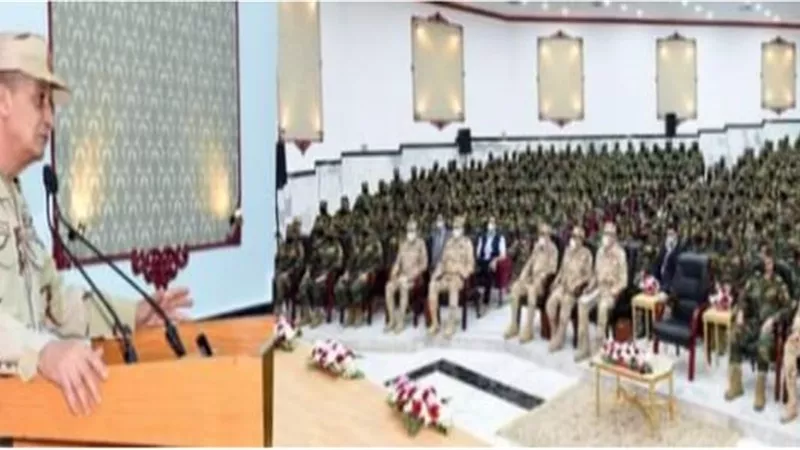 وزير الدفاع والإنتاج الحربى يلتقى بمقاتلى قوات المظلات