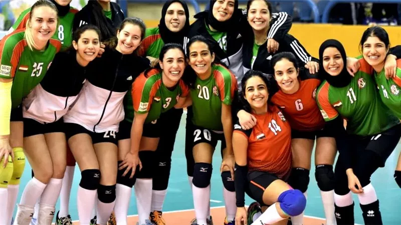 سيدات سبورتنج يحصدن برونزية كأس مصر للكرة الطائرة