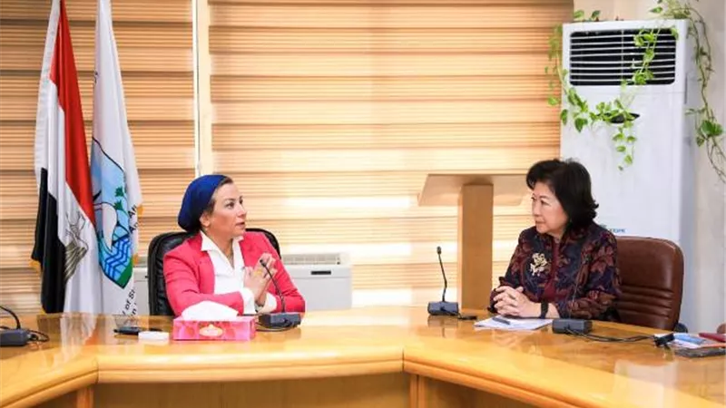 وزيرة البيئة تبحث مع البنك الدولي آليات التعاون لدعم أجندة مؤتمر المناخ