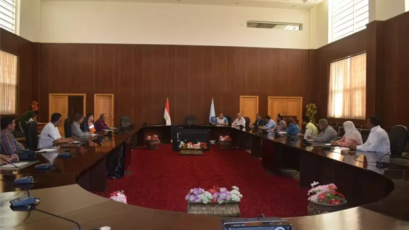 البحر الأحمر تناقش تطوير منظومة النظام الوطني للطوارئ