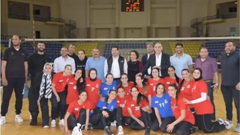 الصيد يشيد بآنسات الطائرة بعد فضية كأس مصر