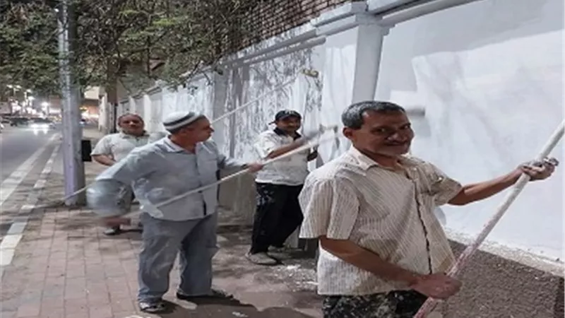 بدء أعمال تجميل ورفع كفاءة أسوار 23 مدرسة بنطاق مدينة سوهاج
