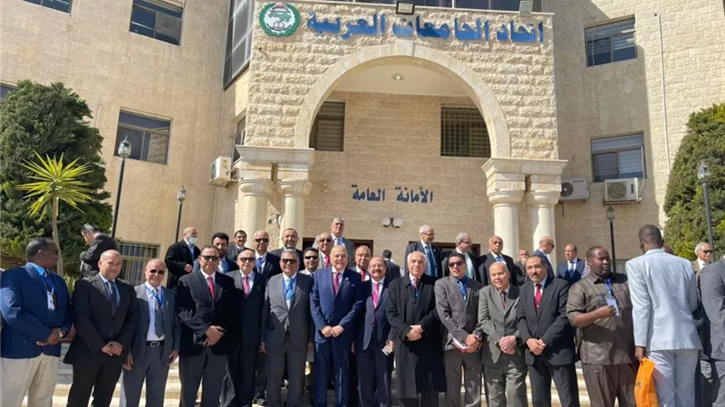 جامعة مصر للعلوم والتكنولوجيا تشارك بفعاليات الدورة 54 للمؤتمر العام لاتحاد الجامعات العربية بالأردن