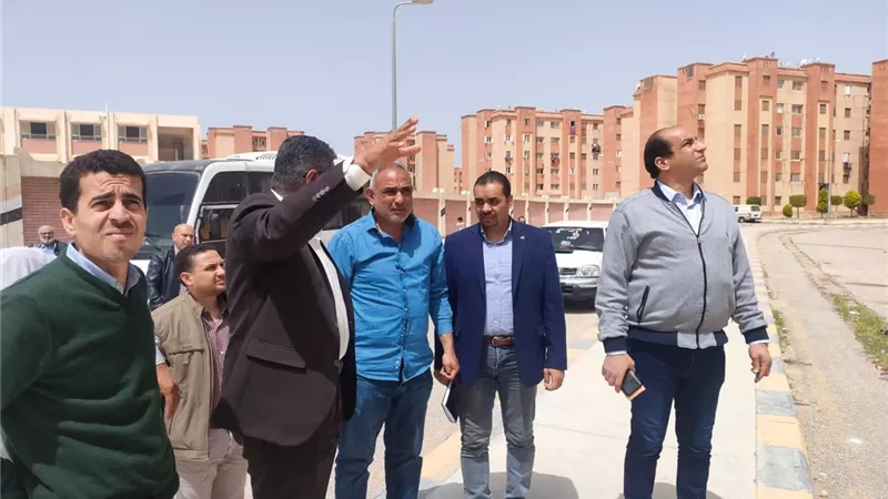 تفاصيل أول جولة لرئيس جهاز برج العرب الجديدة فى الإسكان الاجتماعي
