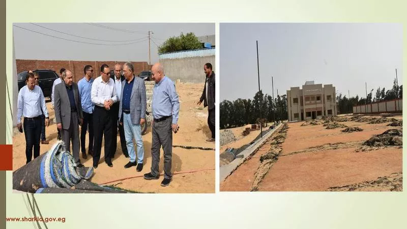 محافظ الشرقية يتفقد مدرسة عمر صميدة بالحسينية ويُتابع أعمال الإنشاء الجارية بمركز الشباب
