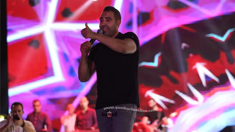 محمد عدويه يتألق فى خيمة رمضانية بالقاهرة.. صور