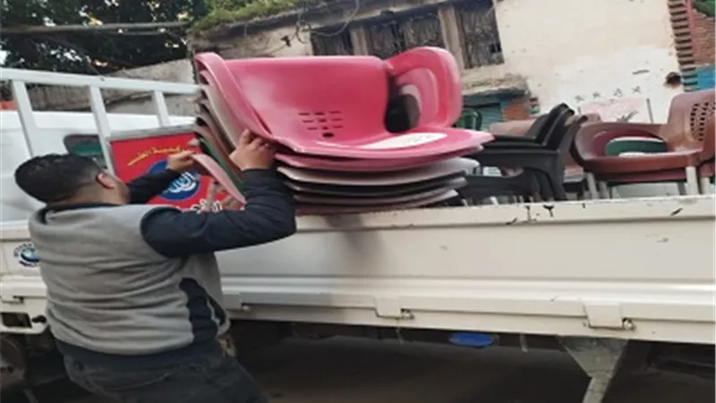 ضبط 1597 حالة إشغال من المقاهي وتحرير 2326 محضر بالاسكندريه