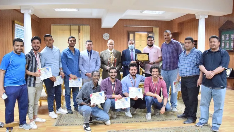 جامعة بني سويف تحصد المركز الأول في ملتقي 
