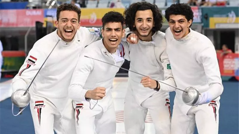 منتخب الشباب يتأهل لنهائي بطولة العالم للسلاح بدبي ويضمن ميدالية لمصر