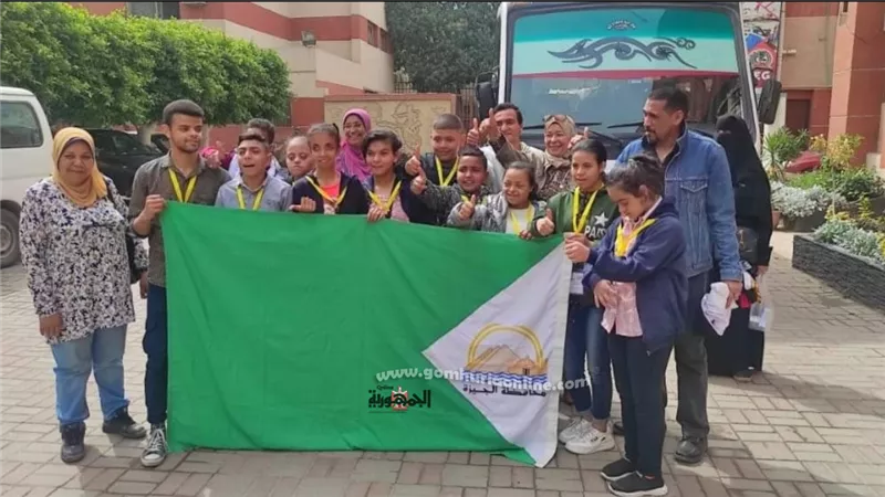 طلاب التربية الفكرية بالجيزة في مسابقة المسرح لابي قير