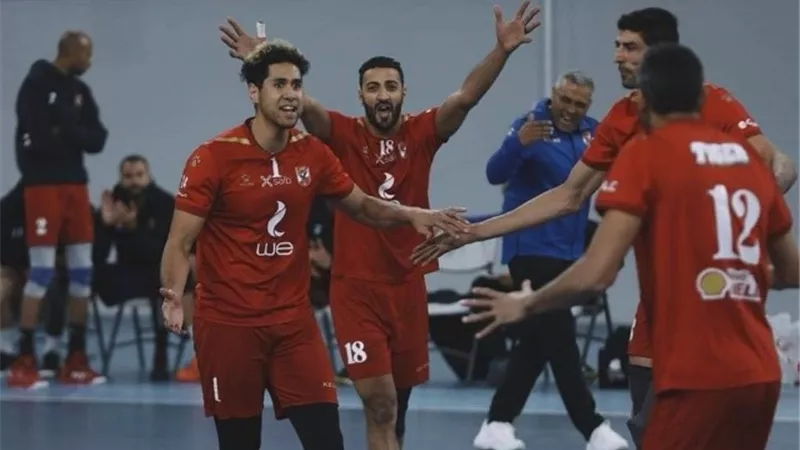 الأهلي يهزم بتروجيت ويتأهل لنهائي كأس مصر للكرة الطائرة رجال