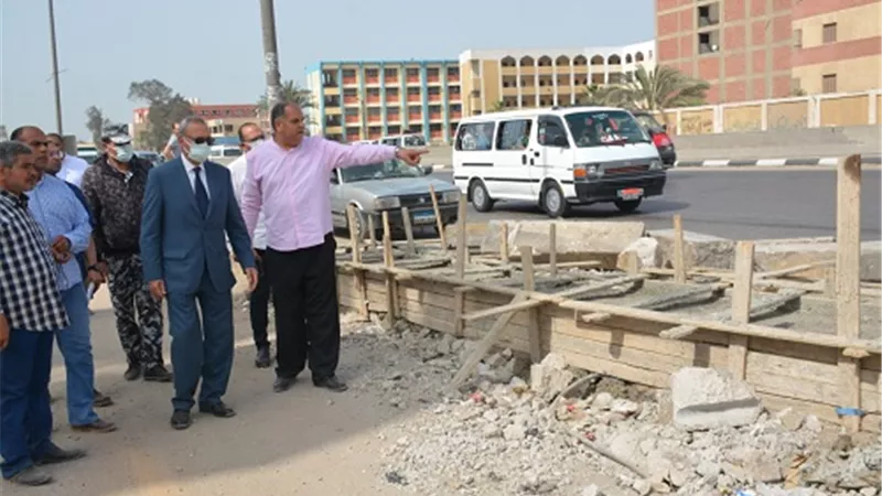 محافظ القليوبية يتابع أعمال تطوير ميدان العاشر وتوسعة مدخل مدينة قليوب