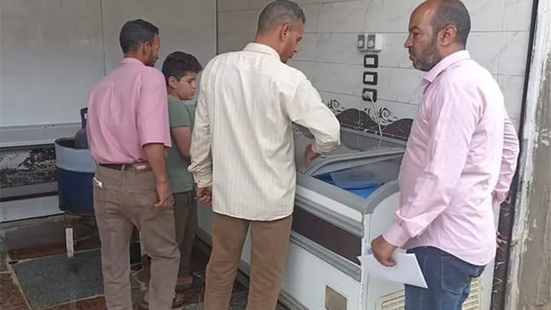 8 محاضر مخالفات صحيه بناصر