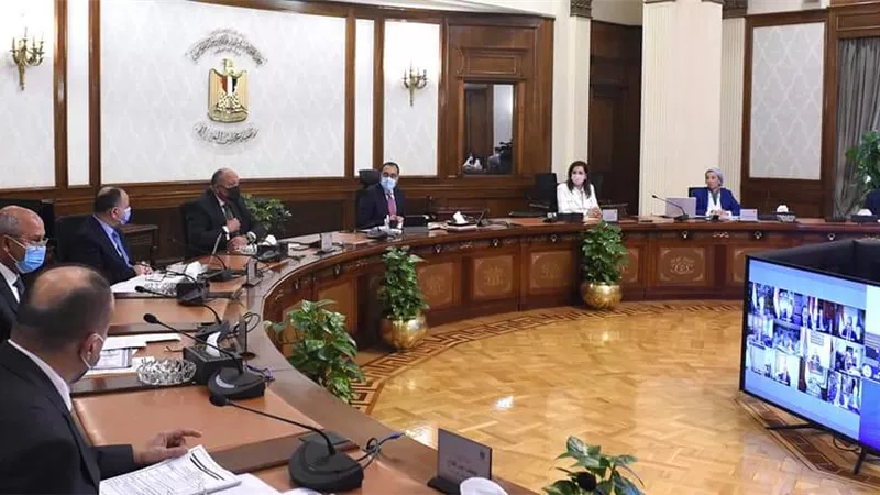 بدء اجتماع الوزراء الاسبوعى