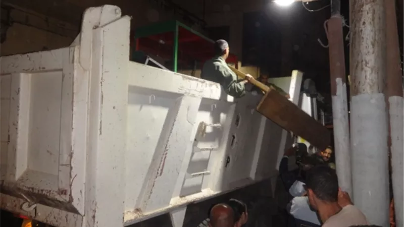 تحرير عدد من المخالفات وإزالة الإشغالات فى حملات بالأقصر
