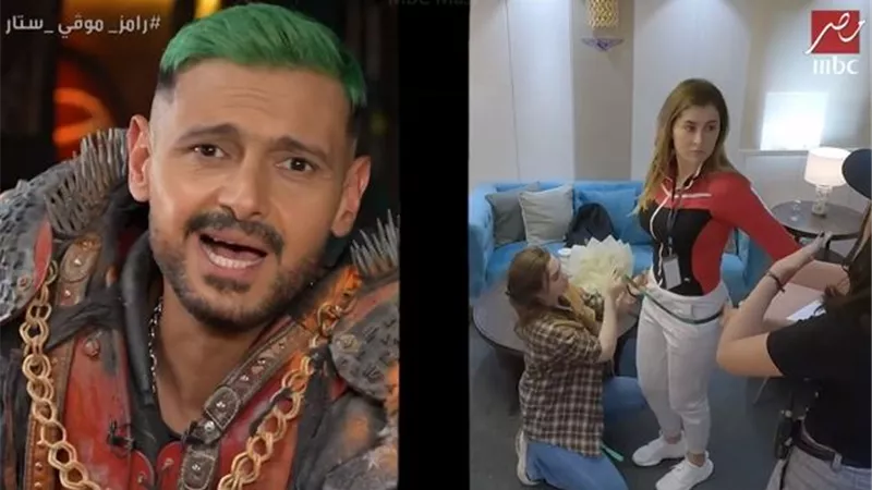 رامز جلال لـ عائشة بن احمد : 