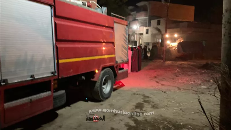 محافظ أسوان يتابع جهود السيطرة على حريق بقرية حاجر القنان بأدفو على مدار ٣ ساعات