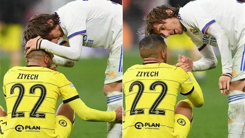 مودريتش يواسي زياش بعد خروج تشلسي من العصبة