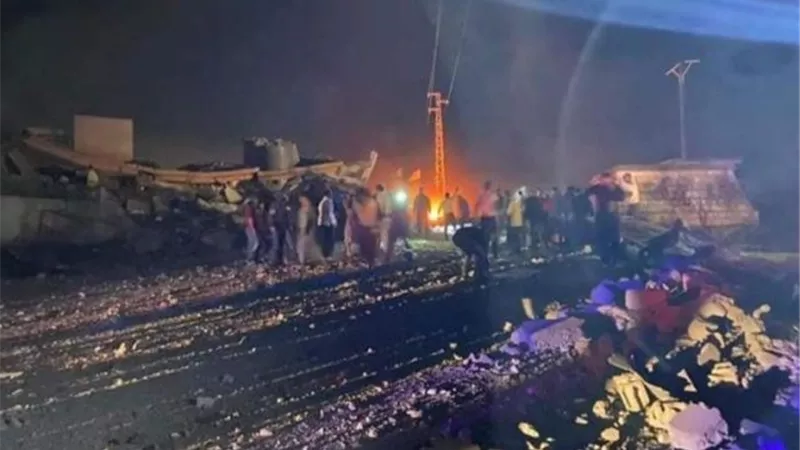 انفجار غامض فى بنعفول جنوبي لبنان.. فيديو