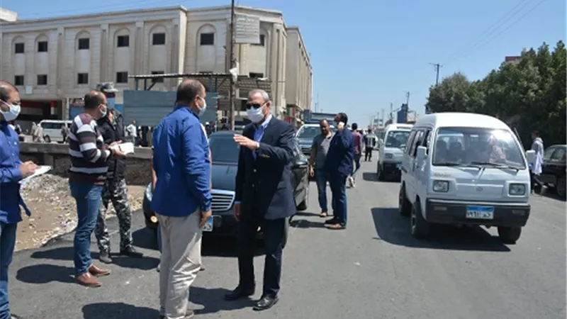 محافظ القليوبية يتفقد المشروعات الجاري تنفيذها ببنها ويتابع توسعة 