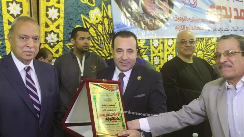 جمعية زاجل للصحافة والإعلام تكرم النائب أحمد بدوى رئيس لجنة الإتصالات