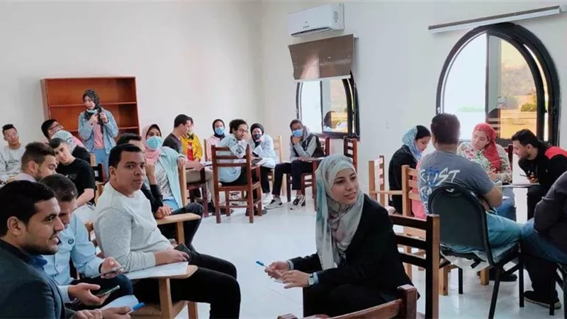 انطلاق فعاليات معسكر المبادرات الشبابية لمشروع تكافؤ الفرص والتنمية الاجتماعية