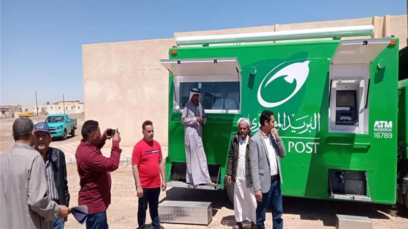 فودة يوجه بإرسال سيارة البريد المتنقل الى قرية النقب المنضمة لجنوب سيناء