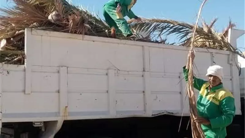 استمرار أعمال النظافة ورفع المخلفات بمدينة الغردقة