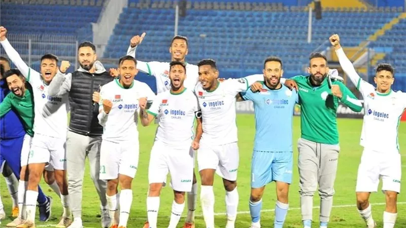 الرجاء المغربى يوجه التحية للشعب المصرى قبل مواجهة الأهلى بدورى الأبطال السبت