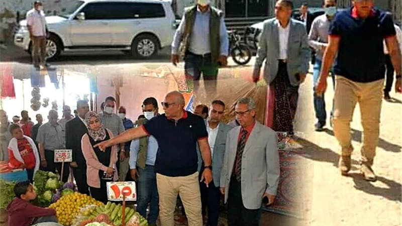 محافظ الوادى الجديد يحيل مفتش تموين الشعلة للتحقيق ويبحث تطوير منطقة عطفة