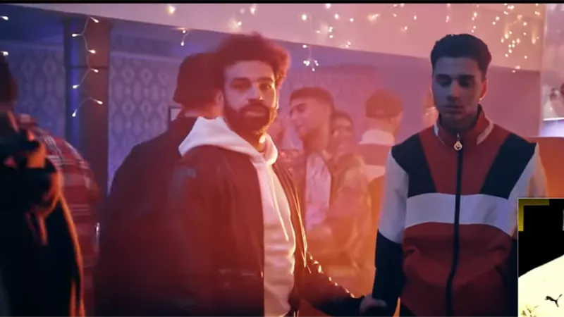 محمد صلاح بطل اعلان 