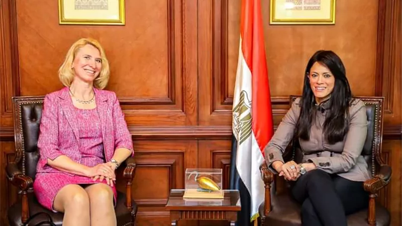 وزيرة التعاون الدولي تلتقي كبيرة الاقتصاديين بالبنك الأوروبي لإعادة الإعمار لبحث التعاون المشترك