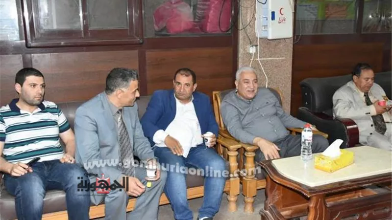 رئيس جامعة السادات يشارك أسرة معهد بحوث الهندسة الوراثية والتكنولوجيا الحيوية إفطار رمضان