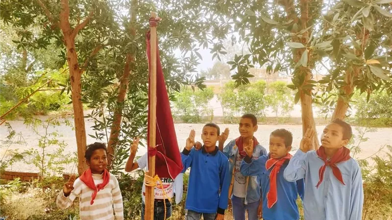 استمرار فعاليات المخيم الكشفى لغير الكشفيين بالمدارس.. صور
