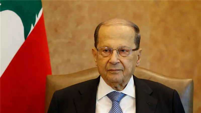 الرئيس اللبناني يعلن تضامنه مع فلسطين