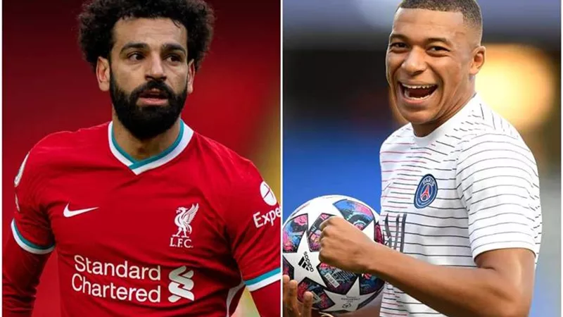 محمد صلاح يشارك مبابى فى قائمة الحذاء الذهبى الاوروبى