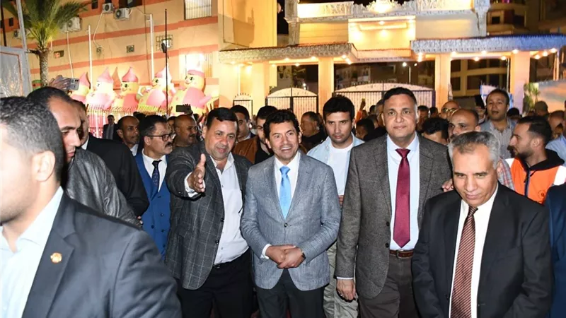 وزير الشباب والرياضة يشهد ختام مهرجان الرياضة للجميع بنادي المنصورة الرياضي