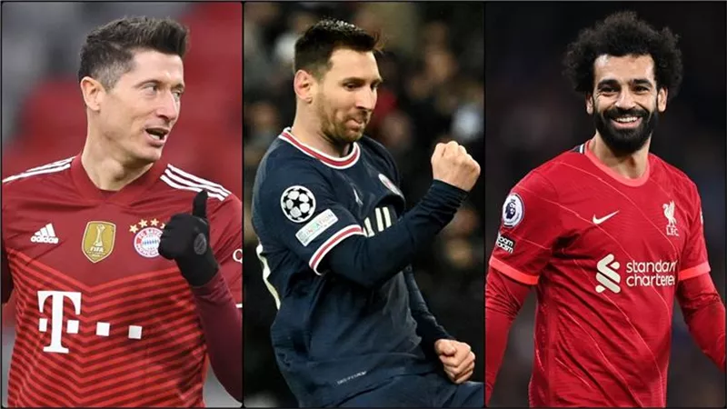 محمد صلاح يستشهد بميسى ورونالدو وليفاندوفسكى
