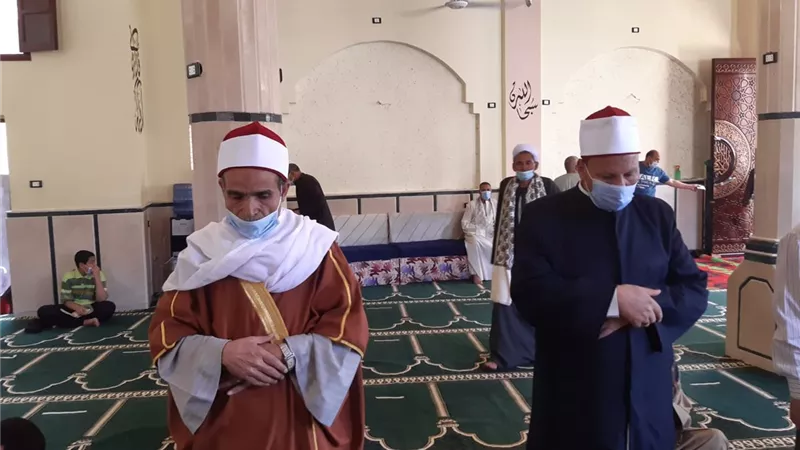 افتتاح مسجد عباد الرحمن في مركز ناصر ببني سويف..صور