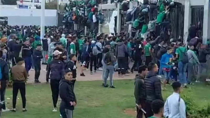 الصحف المغربية : تنظيم كارثى وفوضى واختناق قبل لقاء الاهلى والرجاء