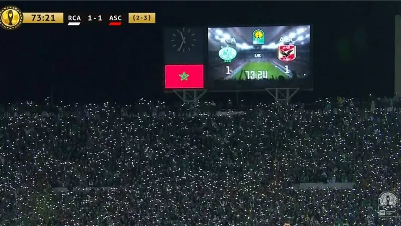 جماهير الرجاء المغربي تحيى ذكرى شهداء الأهلي