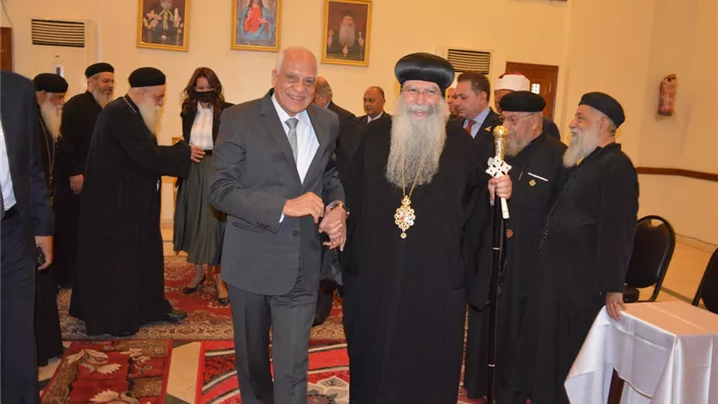 راشد يهنئ مطرانية شمال الجيزة بعيد القيامة المجيد