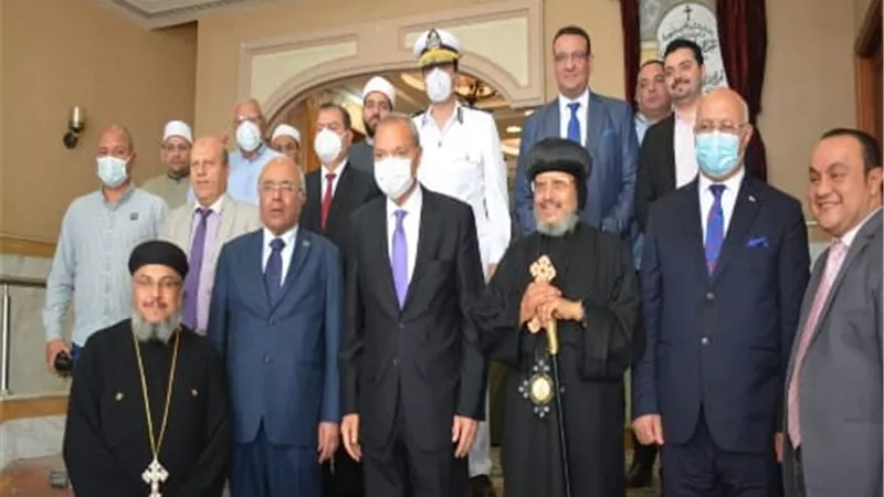 الهجان وسوسه يقدمان التهنئة للاخوة الاقباط بعيد القيامة المجيد