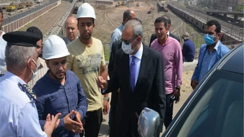 الهجان يتفقد أعمال تطوير كوبري عرابي.. ويطالب رؤساء الوحدات المحلية بالنزول لمواقع العمل