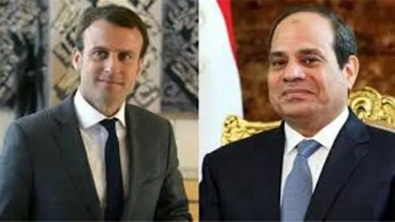 السيسى يهنئ ماكرون بفوزه فى الانتخابات الرئاسية الفرنسية لفترة جديدة
