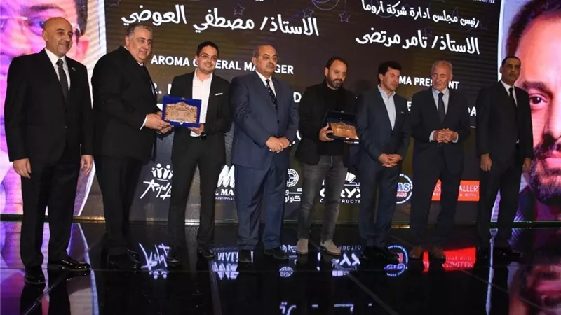 أشرف صبجي يكرم تامر مرتضي على نجاح مسلسل 