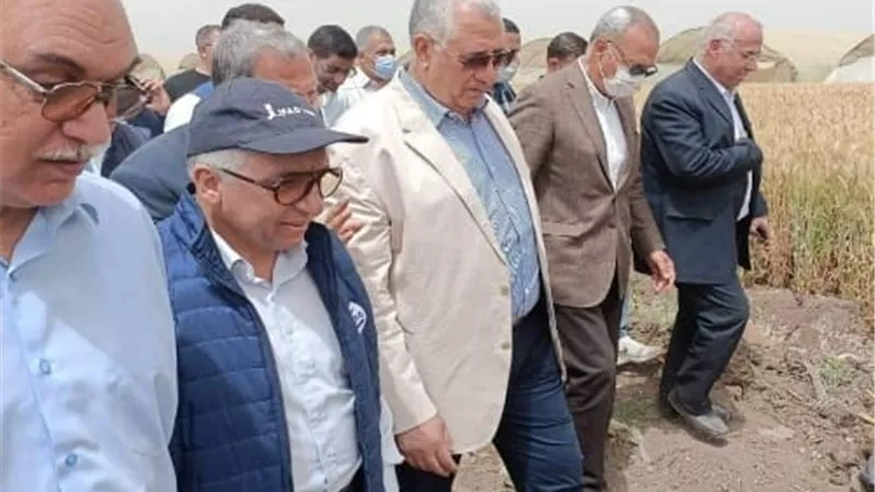 القصير والهجان يتفقدان حقول القمح وعدداً من المشروعات الزراعية بالقليوبية